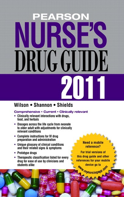 Pearson Nurse's Drug Guide 2011