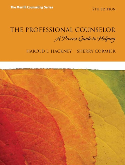 Professional Counselor, The: A Process Guide to Helping