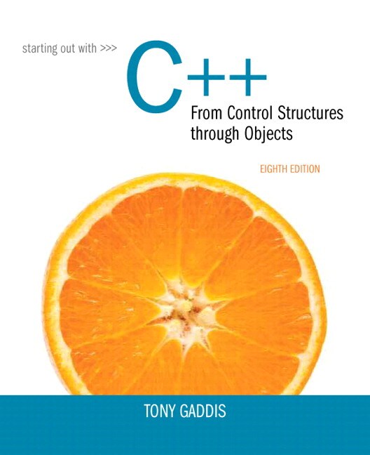 Starting Out with C++ from Control Structures to Objects plus MyLab Programming with Pearson eText -- Access Card Package