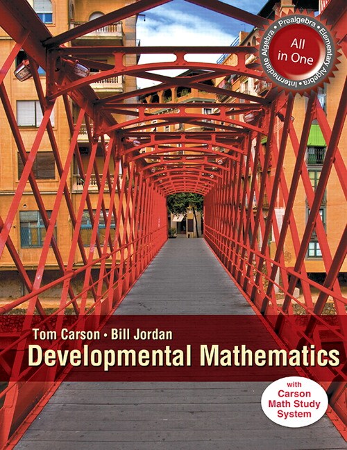 MyLab Math for Carson Developmental Mathematics: Prealgebra, Elementary and Intermediate Algebra -- Access Card-PLUS MyWorkBook