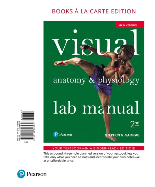 Sarikas Visual Anatomy Amp Physiology Lab Manual Main