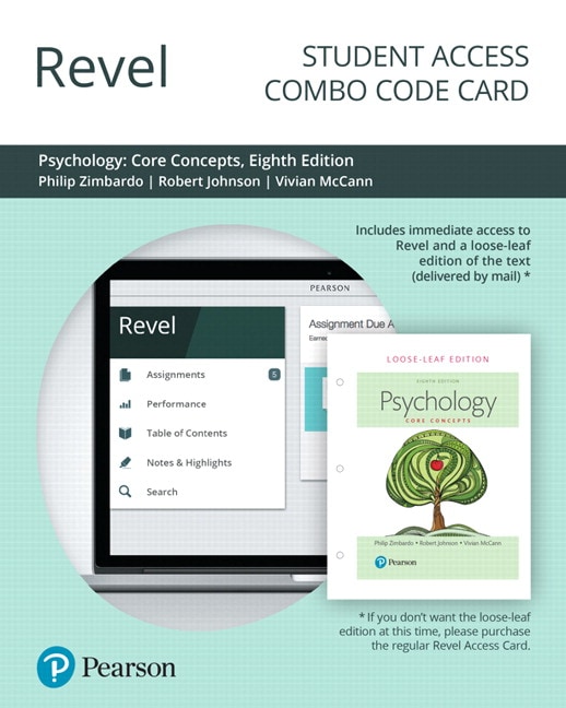 Revel for Psychology: Core Concepts -- Combo Access Card