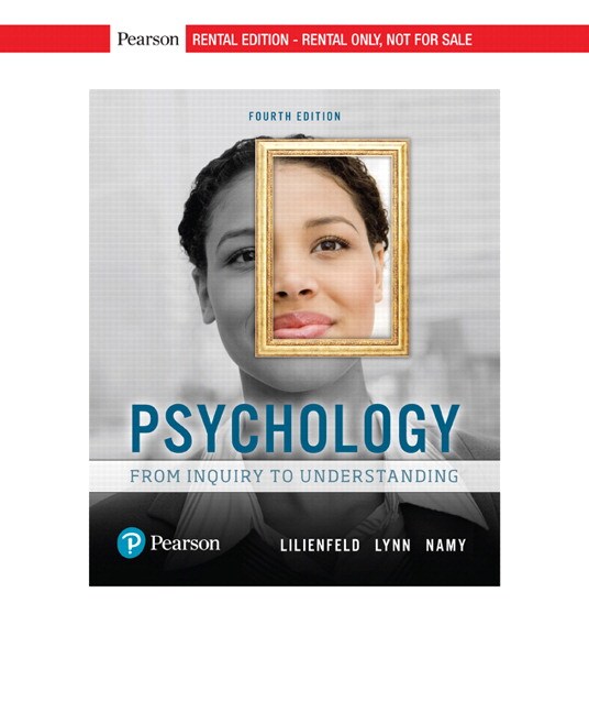 Lilienfeld, Lynn & Namy, Revel for Psychology: From Inquiry to Understanding  -- Access Card, 4th Edition | Pearson