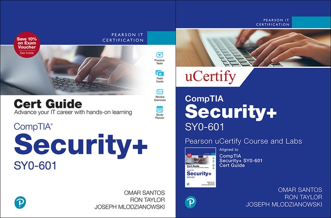 CompTIA Security+ SY0-601 Cert Guide uCertify Course and Labs Card and Textbook Bundle