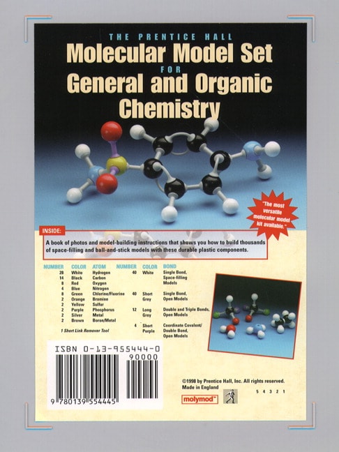Pearson Molecular Model Set for General and Organic Chemistry