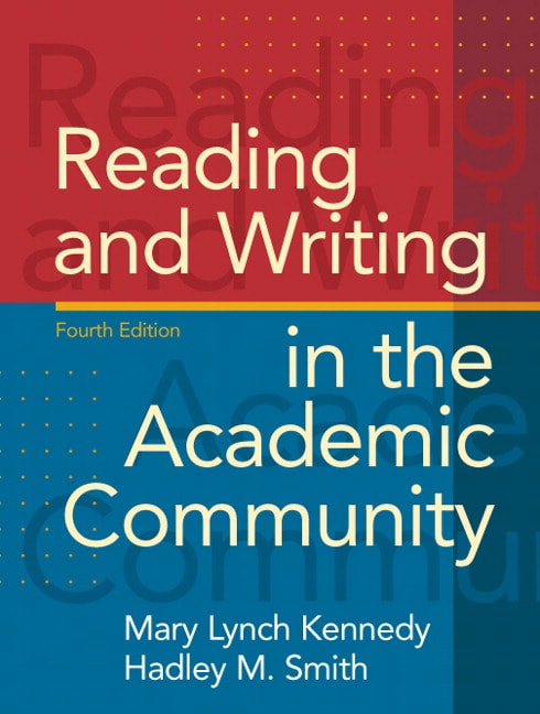 Reading and Writing in the Academic Community, 4th Edition