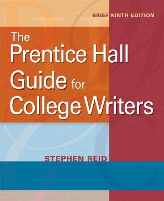 Pearson Guide for College Writers, Brief, The, 9th Edition