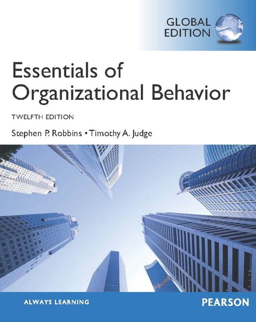 Essentials of Organizational Behavior Global Edition CourseSmart eText