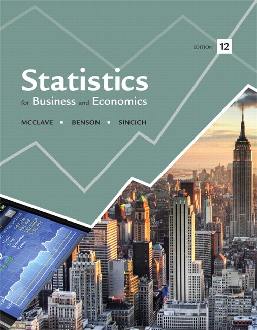Statistics for Business and Economics 12th Edition